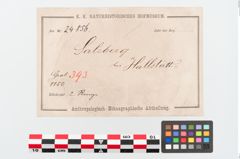 Etikett zu Bronzearmring (NHMW-PRAE-024856)